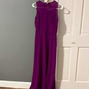 Purple Sleeveless Maxi Dress - Hugo Boss